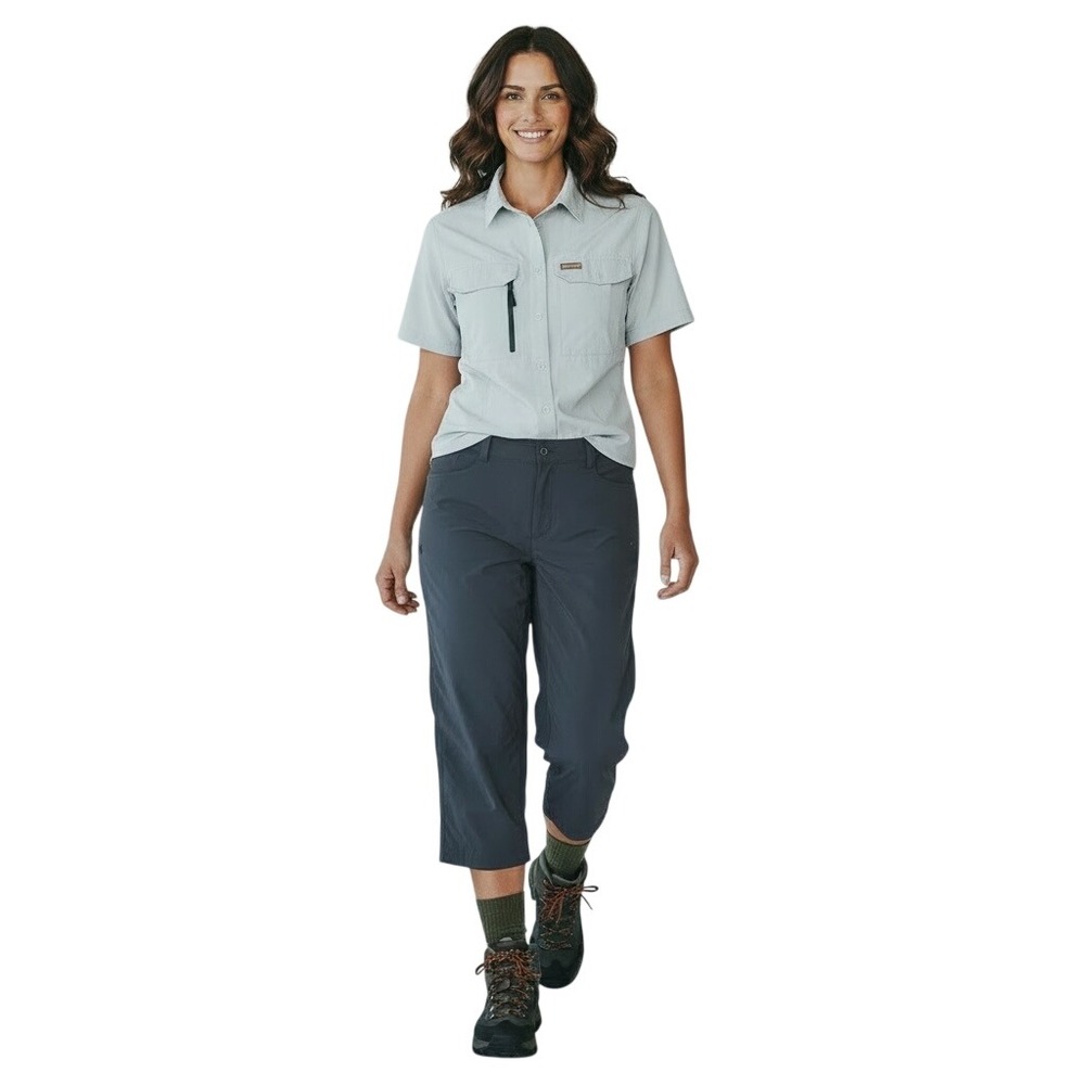 Nike ACG Crop Hiking Pants Size 12 Grey Gorpcore Techwear Walking Golf Casual‎